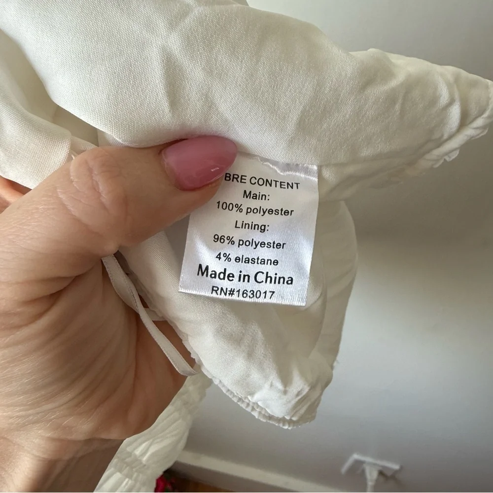 Princess Polly Lelande White Tube Top 6 - Picture 8 of 12